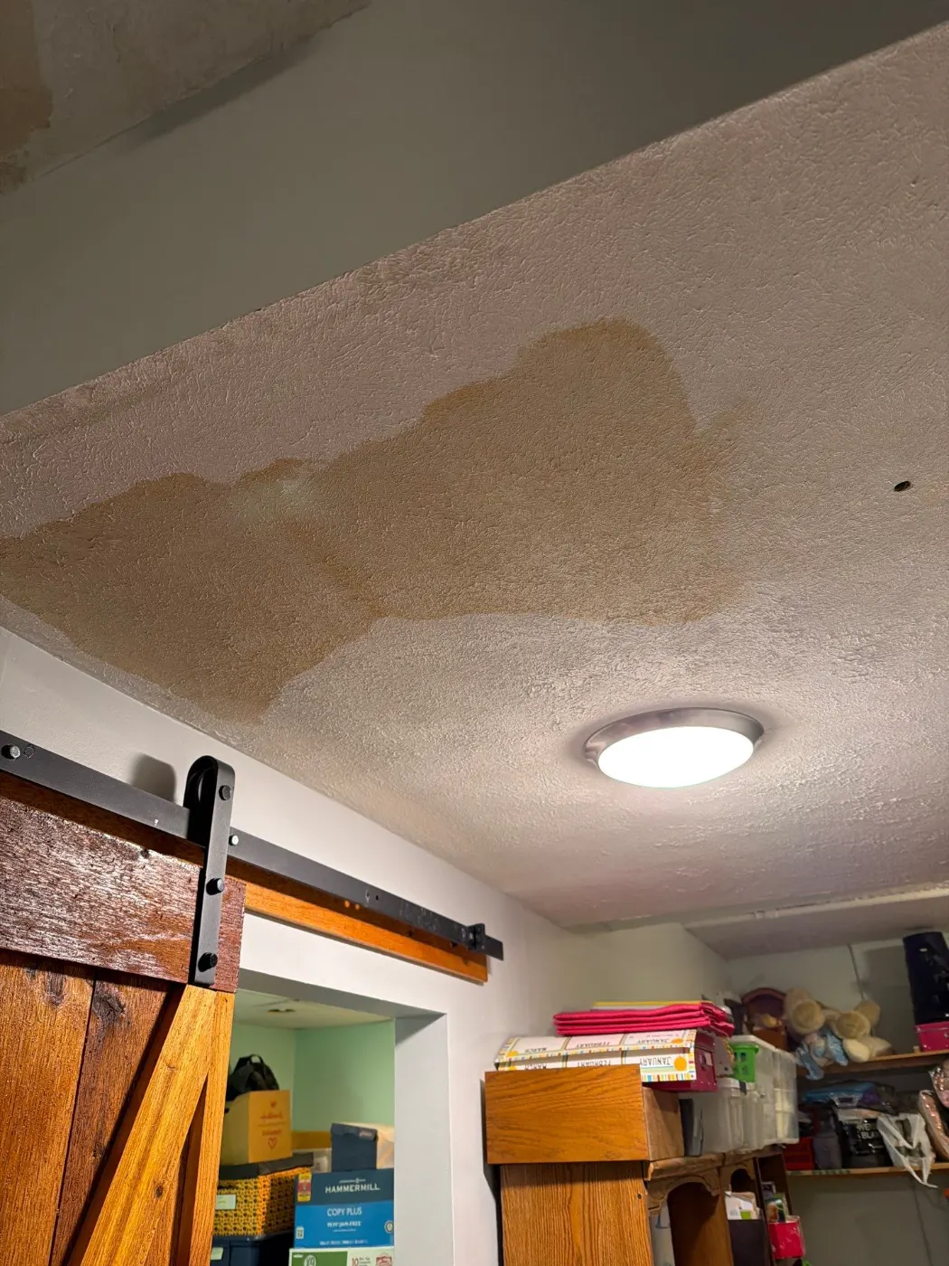 IICRC certified dry-out in progress at Foster Estates home
