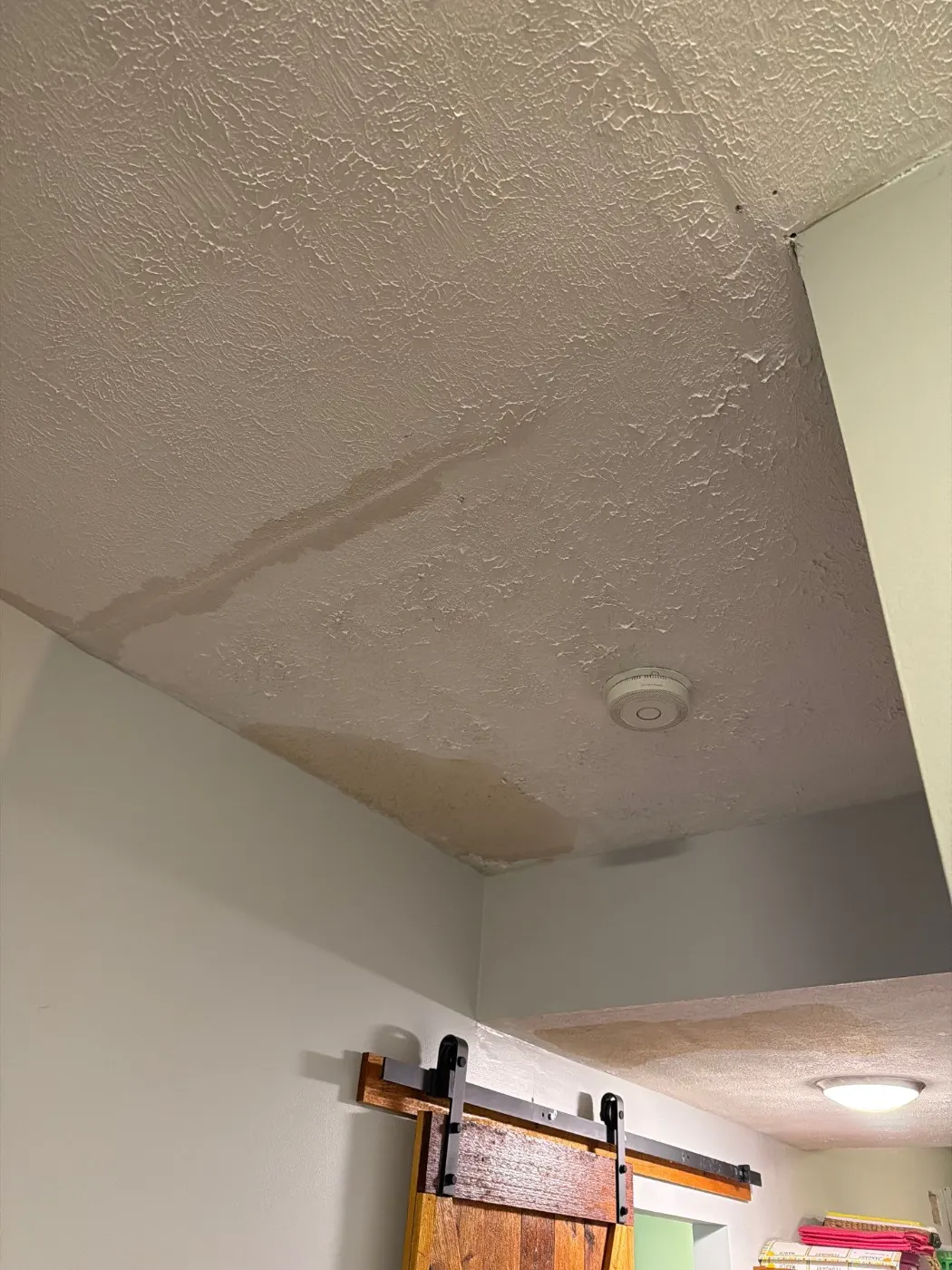 Thermal imaging during water damage assessment in Foster Estates residence